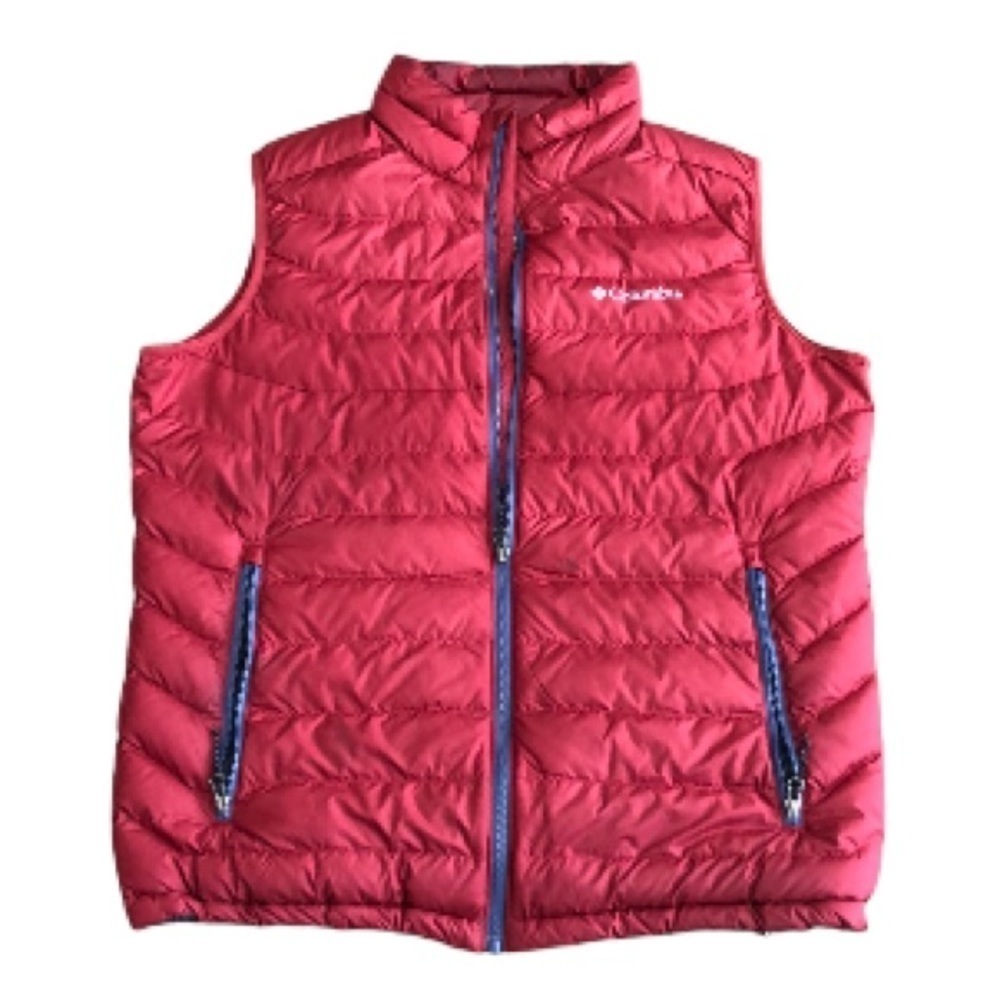 Columbia Red Quilted Puffer Vest